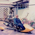 Ray Wijewardene in the front yard of his Colombo home with an autogyro – Bambara