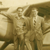 Proud aviator Ray Wijewardene (with arm on aeroplane) during his Cambridge University days, 1946-48