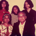 The Wijewardenes in London, circa mid 1970s: Clockwise from top left -  Anoma, Mandy, Roshini, Ray and Seela