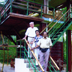 Ray Wijewardene (left) with Dr P Sivapalan, Director, Tea Research institute of Sri Lanka and another researcher at Kohombe Estate