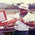 Ray Wijewardene flying radio-controlled model aeroplanes – probably during his days in Ibadan, Nigeria (1975-79)